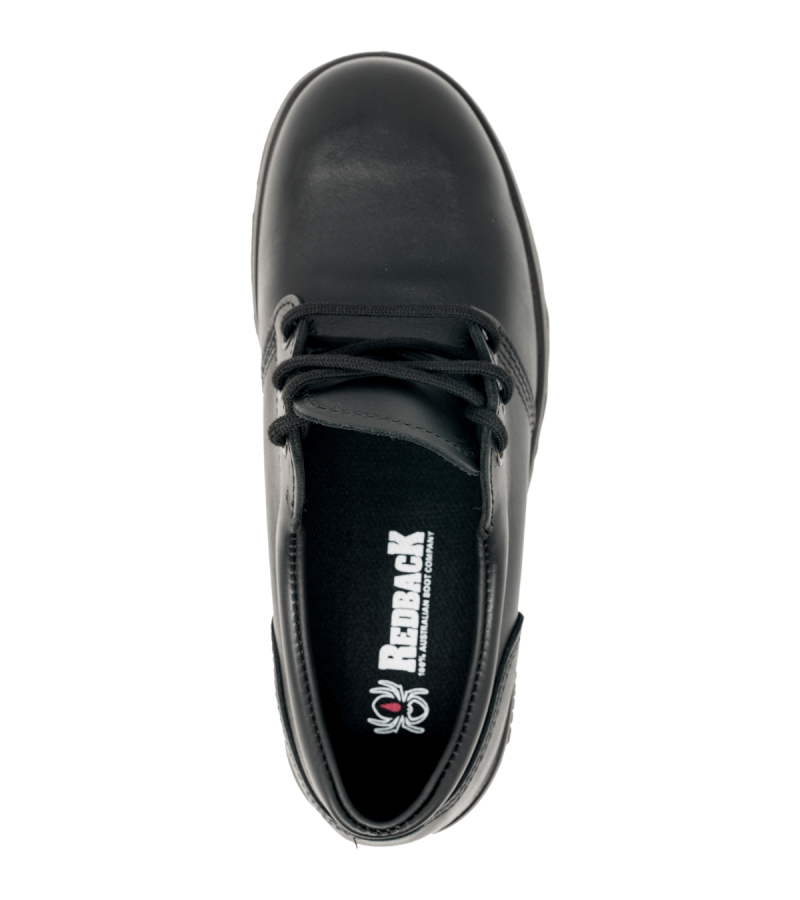 REDBACK | MEN'S WALKABOUT-BLACK WAXY - Click Image to Close