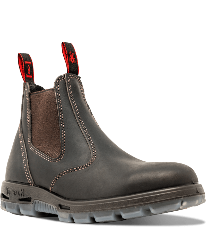 REDBACK | MEN'S BONSALL (STEEL TOE)-CLARET BROWN OIL KIP