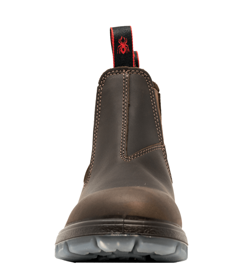 REDBACK | WOMEN'S GREAT BARRIER (STEEL TOE)-PUMA BROWN AQUAPEL